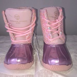 Toddler girls duck boots